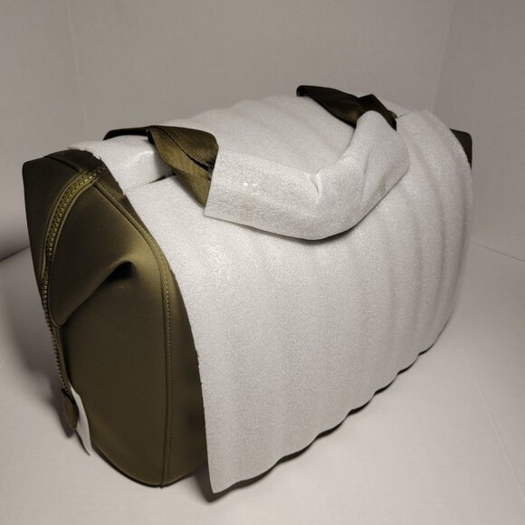 Dagne Dover Landon Neoprene Carryall Bag in Dark Moss, XL - Picture 3 of 14